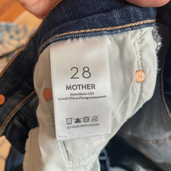 MOTHER Mid Rise Rider in Right On - Picture 4 of 5